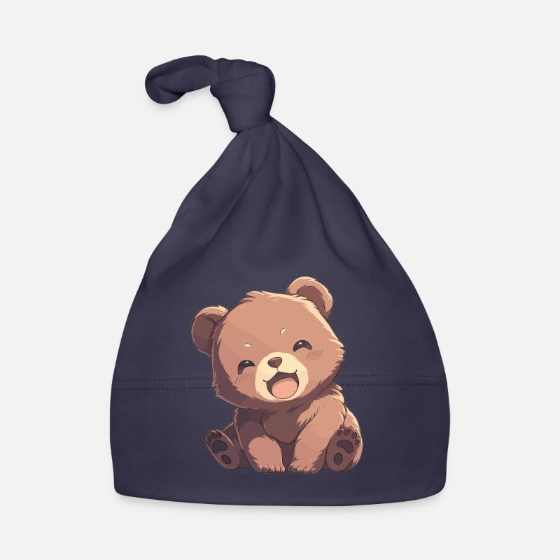 Ours Kodiak Ours Kodiak - Bonnet bio Bébé - marine