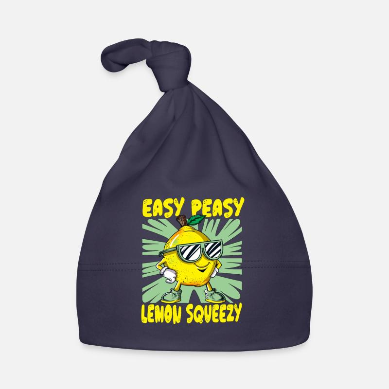 Easy Peasy Lemon Squeezy Sunglasses Lemon Organic Baby Cap