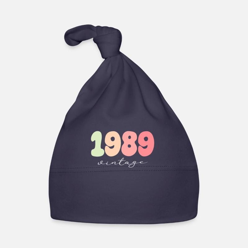 Geburtstag Geburtsjahr 1989 Baby Bio-Mütze