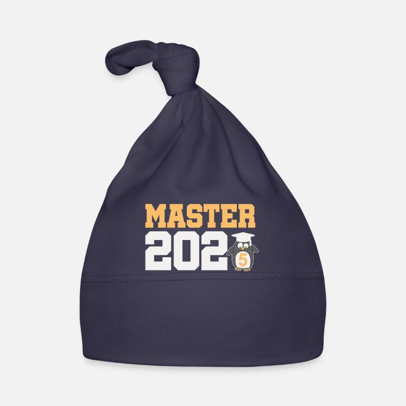 Master 2025 Diplôme de Master Graduation Bonnet bio Bébé