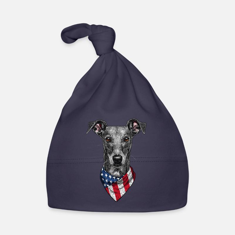 Windhund Baby Bio-Mütze