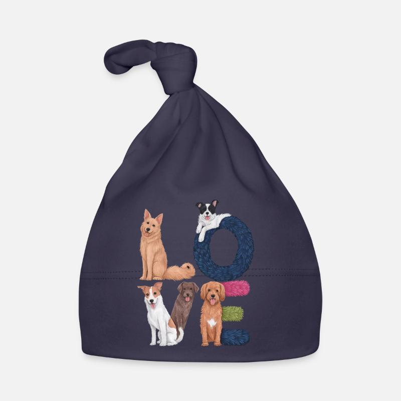 Liebe Hunde Baby Bio-Mütze