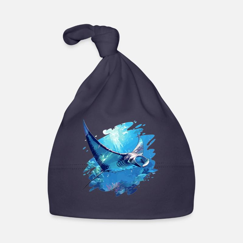 Mantas Manta Rochen Baby Bio-Mütze