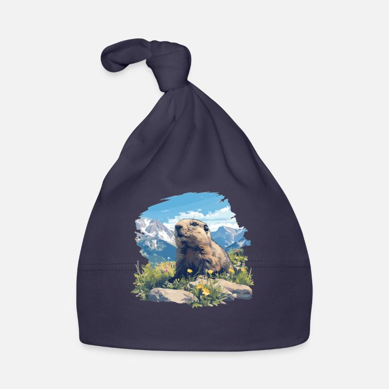 Marmottes Marmottes Bonnet bio Bébé