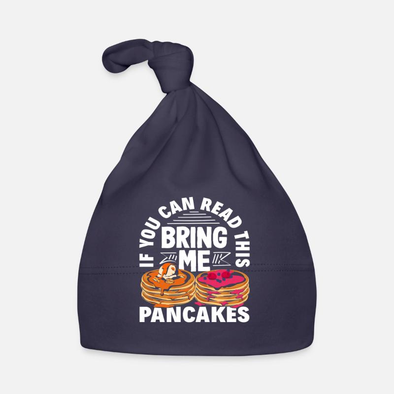 Pancakes Bringen Sie Mir Freude Baby Bio-Mütze