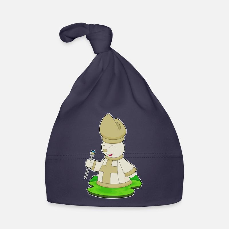 Chess Piece Bishop Chess Organic Baby Cap