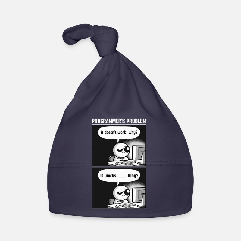 Programmeur, Codage informatique, Développeur de logiciels Bonnet bio Bébé