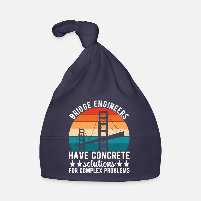 Bridge Engineer Bridge Construction Organic Baby Cap