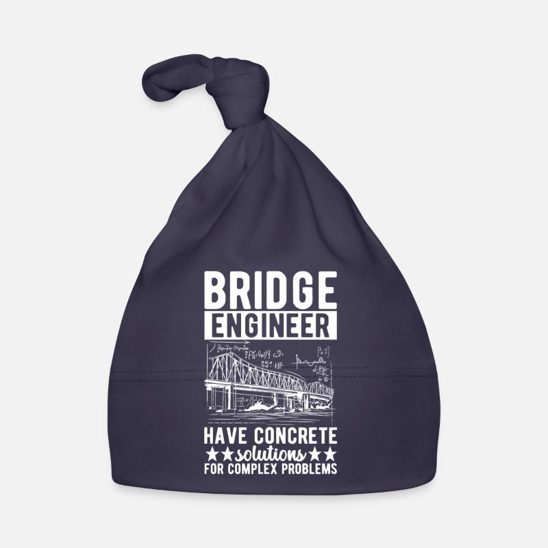 Bridge Engineer Bridge Construction Organic Baby Cap