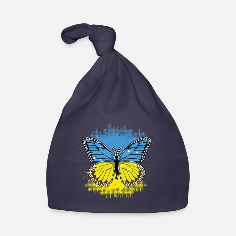 Butterfly Down Syndrome Support Organic Baby Cap