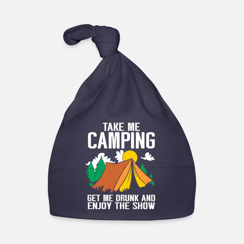 Camping Campfire Camper Baby Bio-Mütze