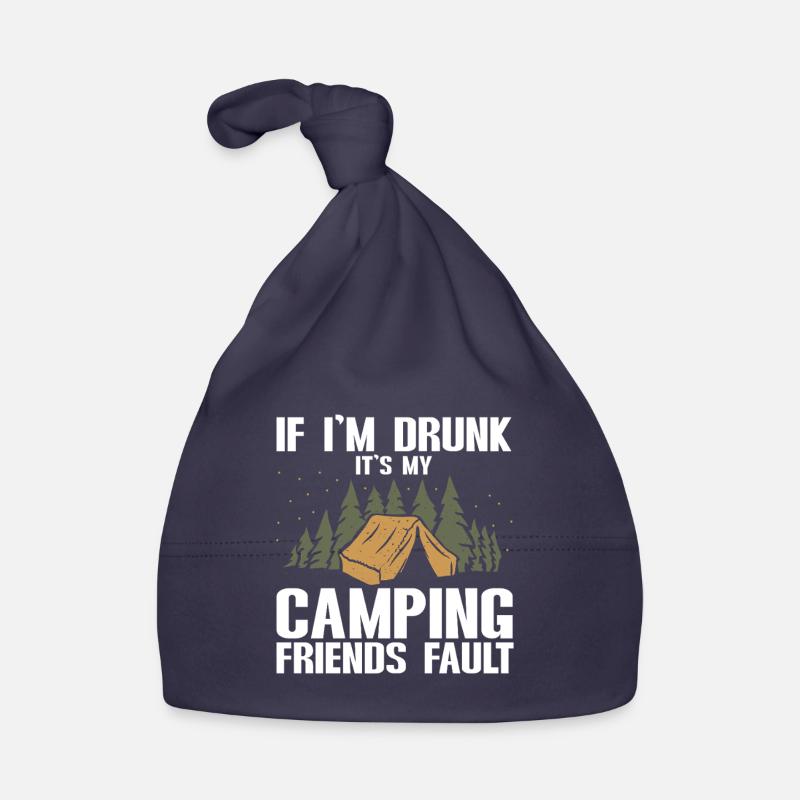 Camping Campfire Camper Baby Bio-Mütze