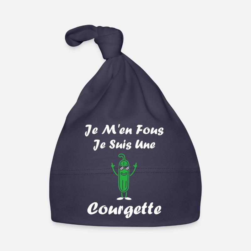 Humour Courgette Bonnet bio Bébé