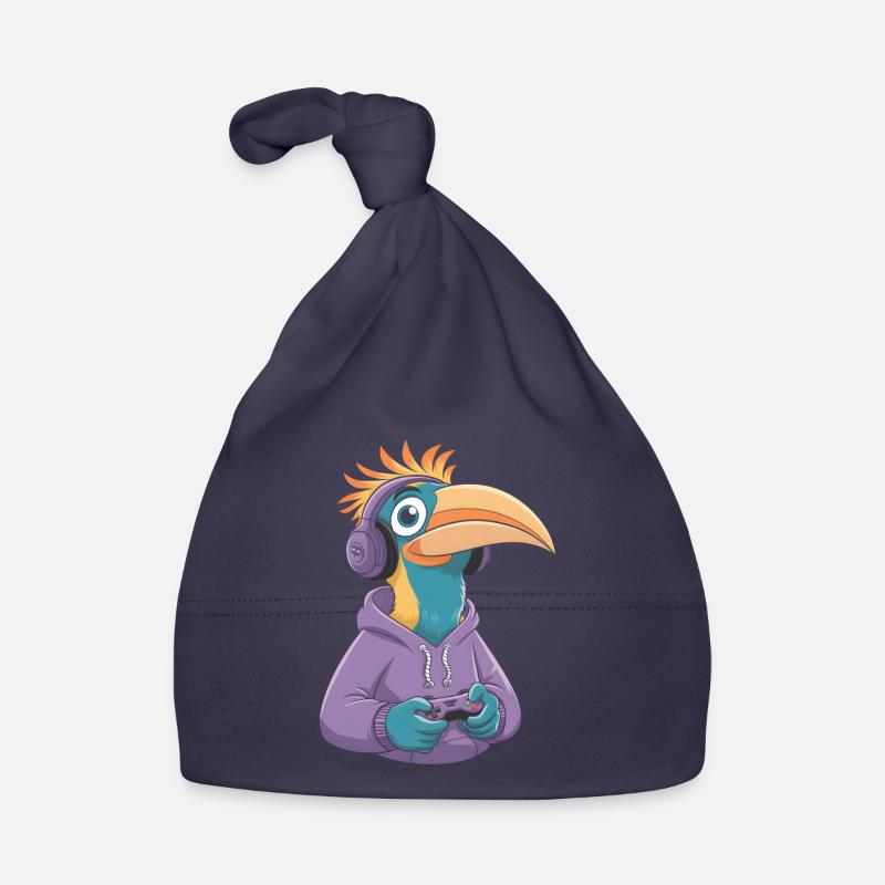 Nashornvogel Baby Bio-Mütze