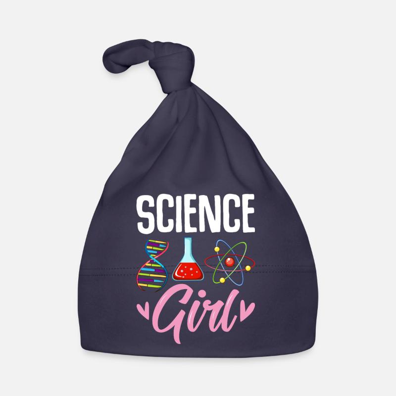 Fille de la science Drôle Scientifique de laboratoire de sciences - Bonnet bio Bébé - marine