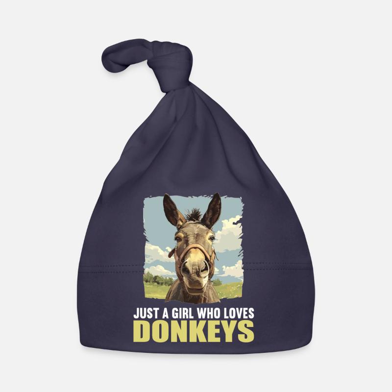 Âne Esel Bonnet bio Bébé