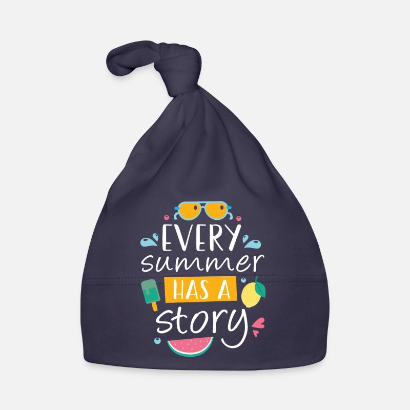 Jeder Sommer hat eine Geschichte Baby Bio-Mütze