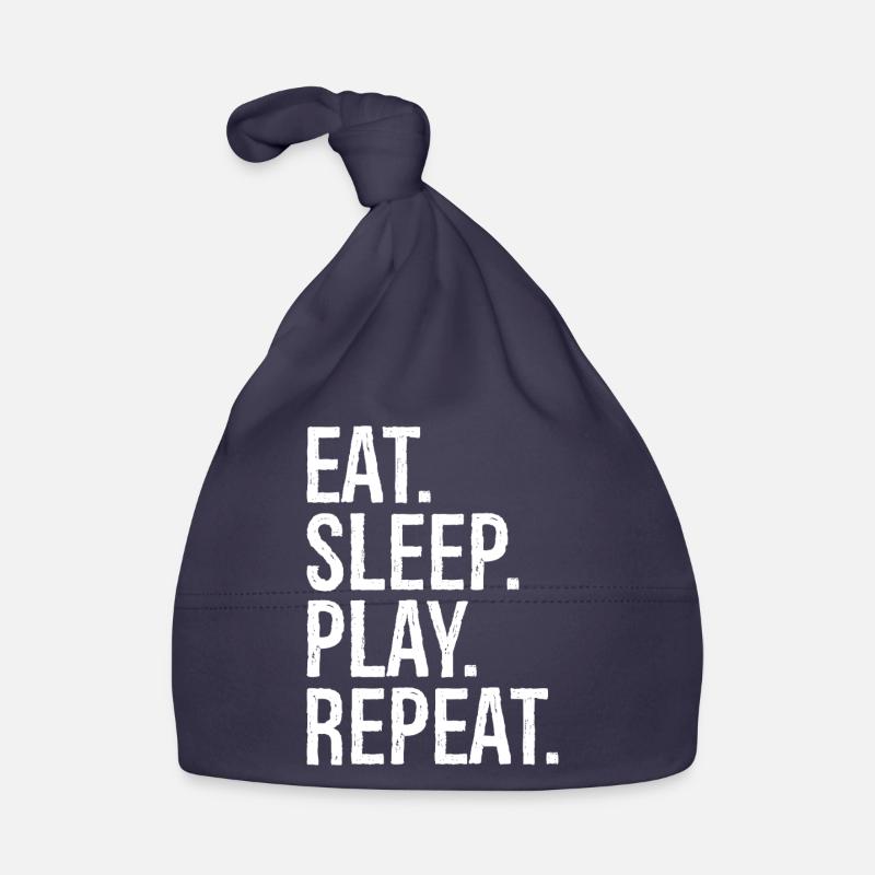 Manger, dormir, jouer, répéter, Bonnet bio Bébé