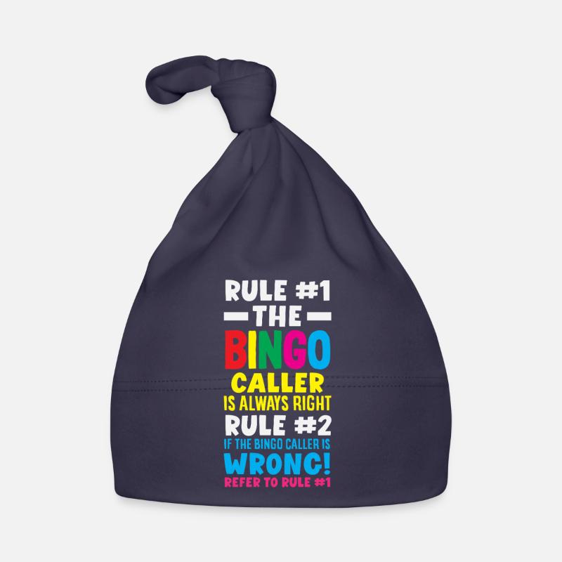 Bingo Announcer Always Has Right Design Organic Baby Cap