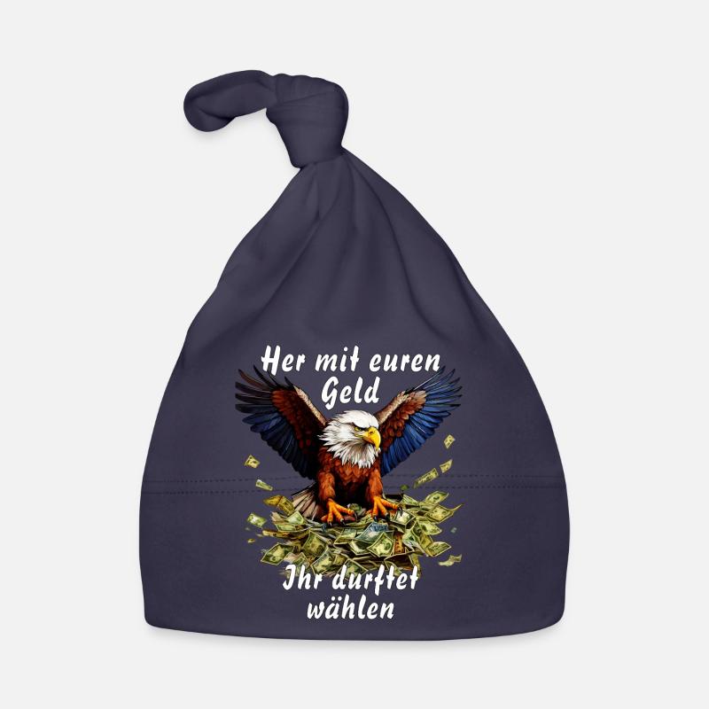 Her mit euren Geld Ihr durftet wählen Baby Bio-Mütze