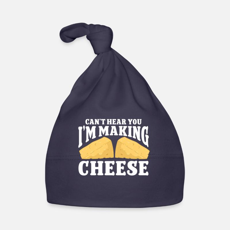 Cheese Making Cheese Lover Organic Baby Cap