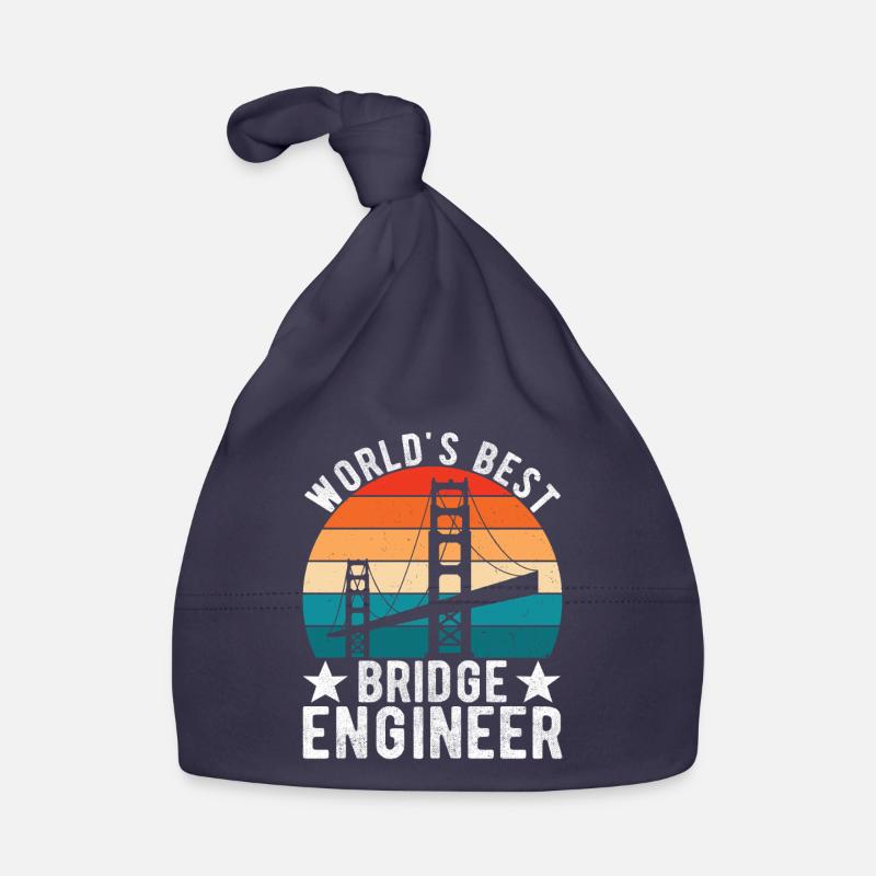 Bridge Engineer Bridge Construction Organic Baby Cap