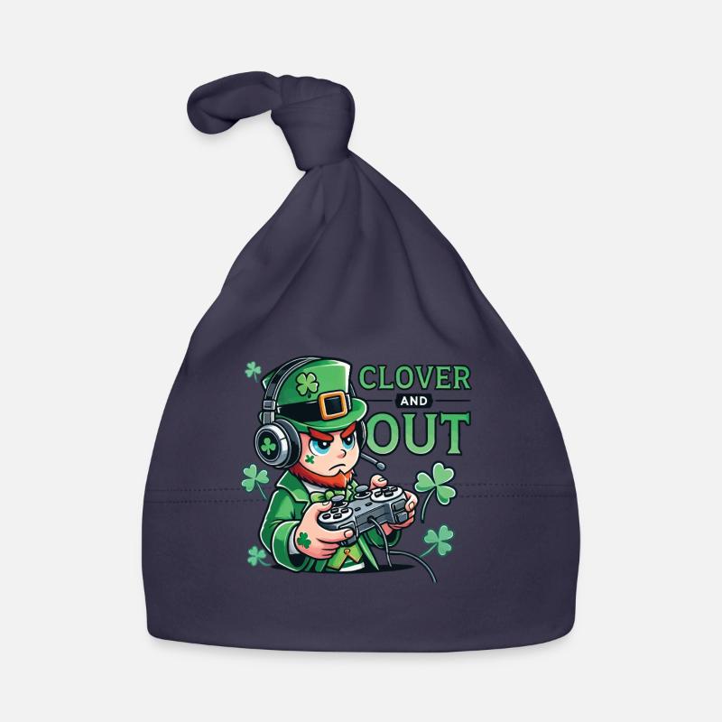 Saint-Patrick Gaming Design Clover and Out Bonnet bio Bébé