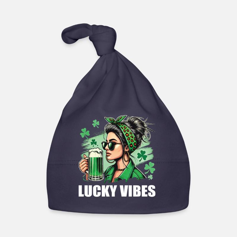 Saint-Patrick : style Lucky Vibes Bonnet bio Bébé