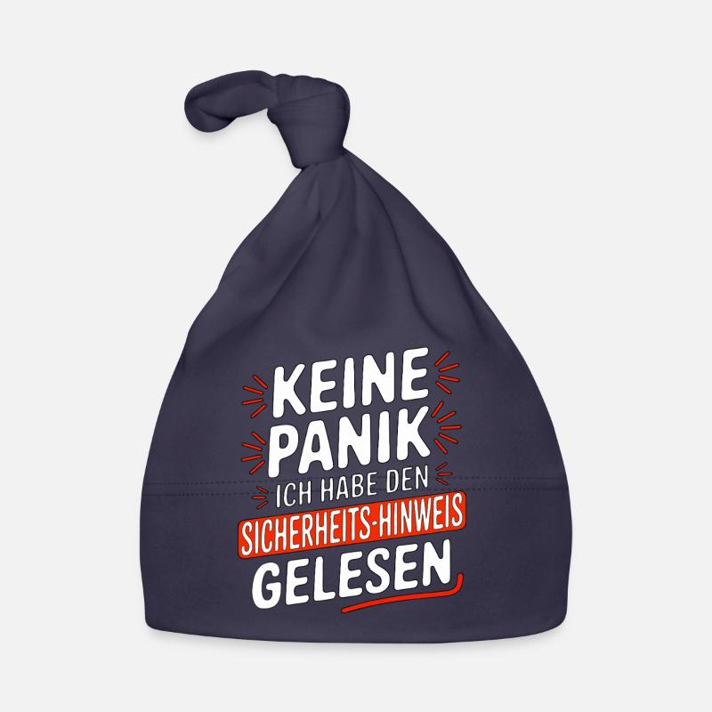 SICHERHEITSHINWEIS Baby Bio-Mütze