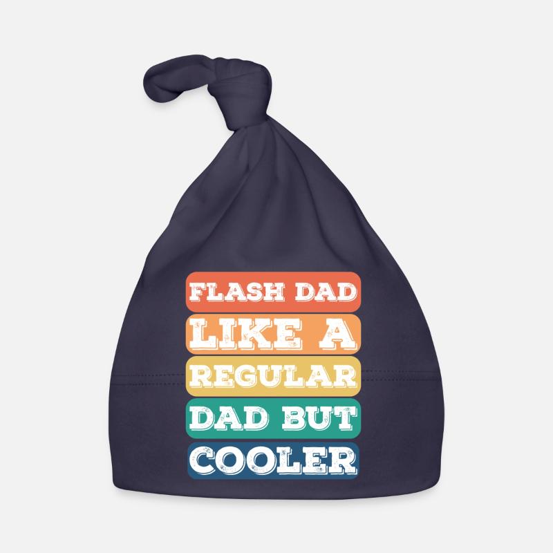 Bouldering Flash Papa Boulderer Baby Bio-Mütze