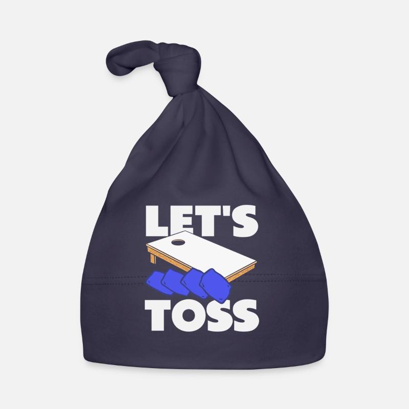Cornhole Liebhaber Lass Uns Werfen Baby Bio-Mütze