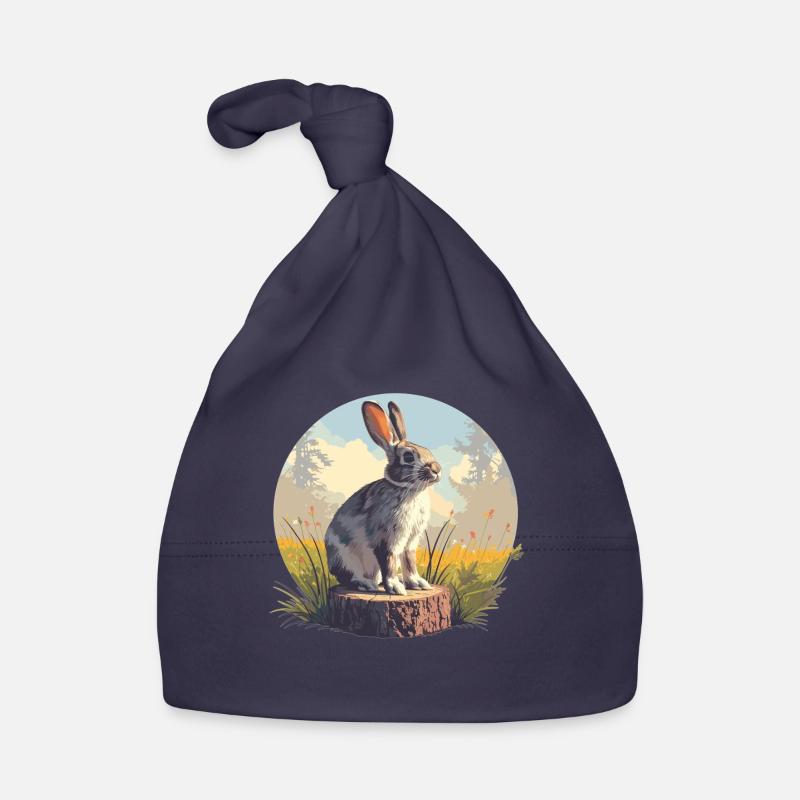 Hasen Hase Baby Bio-Mütze