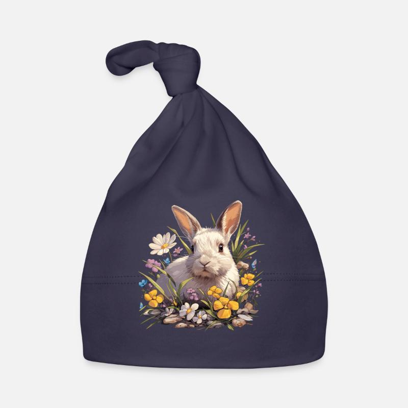 Hasen Hase Baby Bio-Mütze
