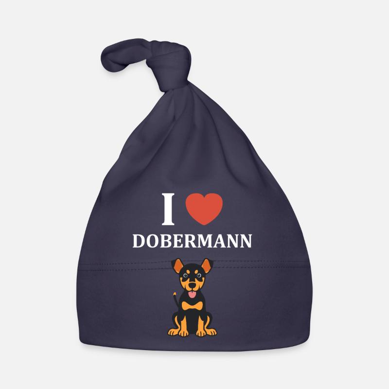 Dobermann Baby Bio-Mütze