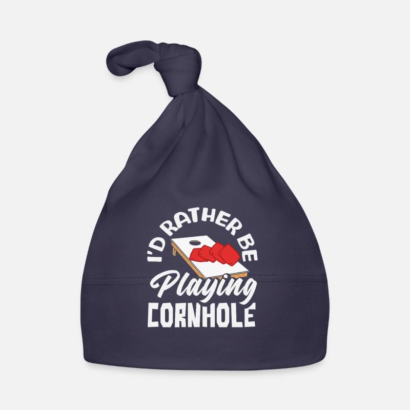 Cornhole Lover jouant au cornhole Bonnet bio Bébé
