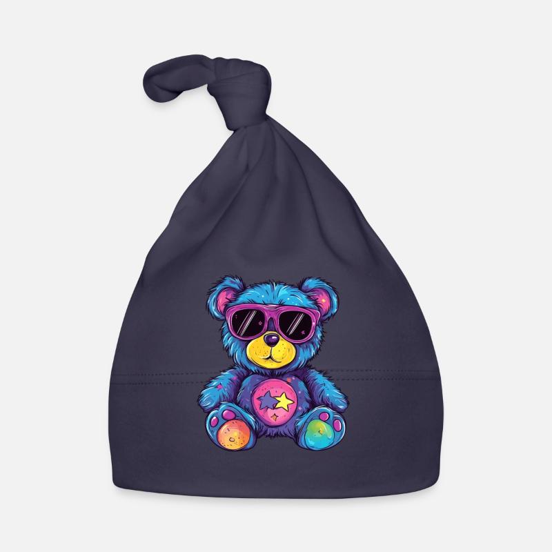 Teddy étoile coloré Bonnet bio Bébé