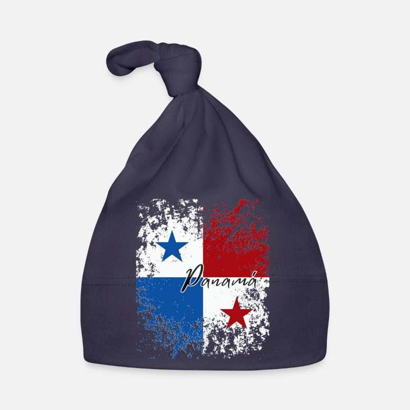 Fierté panaméenne, drapeau panaméen Bonnet bio Bébé
