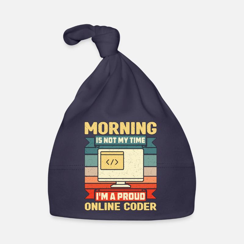 Codeur en ligne Morning n’est pas mon programmeur de temps Bonnet bio Bébé