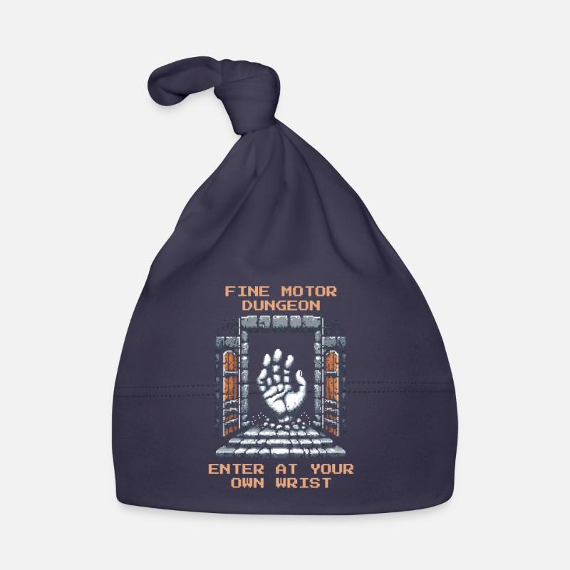 Occupational Therapy Fine Motor Skills Hand Training Retro Pixel Organic Baby Cap