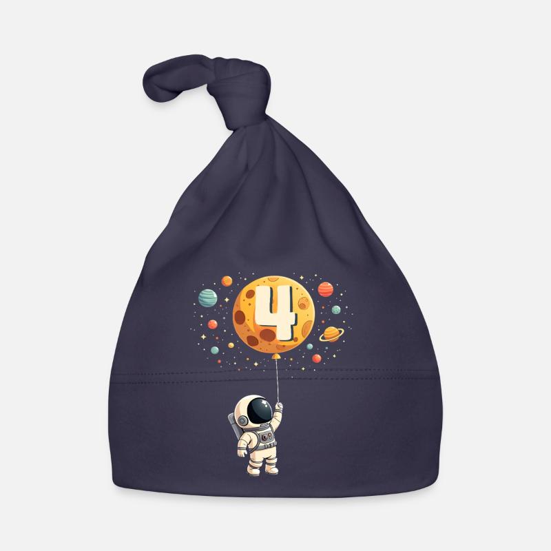 Astronaute mignon 4e anniversaire garçon espace Bonnet bio Bébé