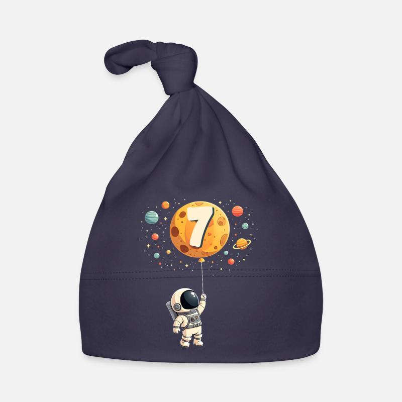 Astronaute mignon 7ème anniversaire garçon espace Bonnet bio Bébé