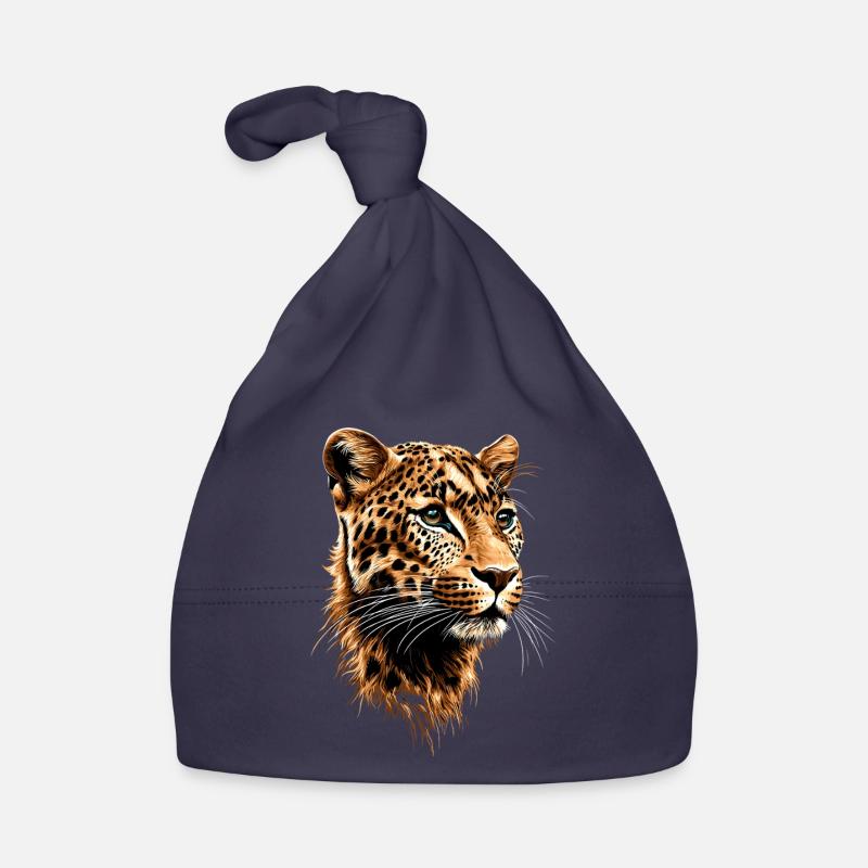 Panthère léopard Grand chat Chat Panthère léopard Bonnet bio Bébé