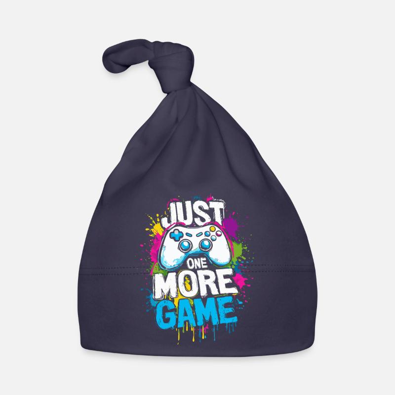 Juste un jeu de plus - Gamer Saying with Controller Bonnet bio Bébé