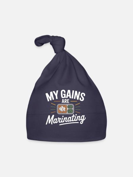 Prepared Squad Meal Planner Food Organization - Organic Baby Cap - navy - Front