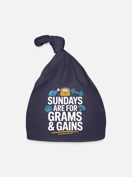 Prepared Squad Meal Planner Food Organization - Organic Baby Cap - navy - Front