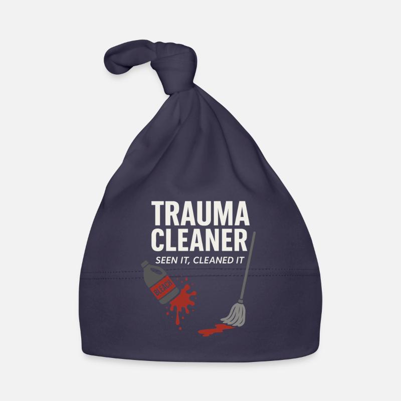Forensic Cleaner Dark Humor Tatort Biohazard Baby Bio-Mütze