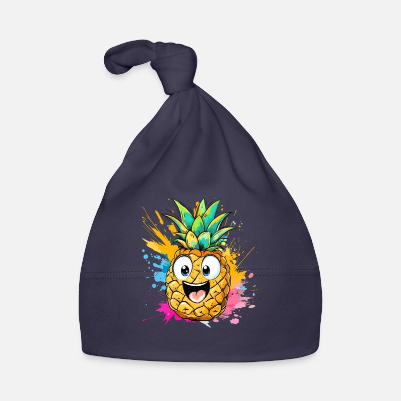 Explosion d’ananas heureuse Bonnet bio Bébé