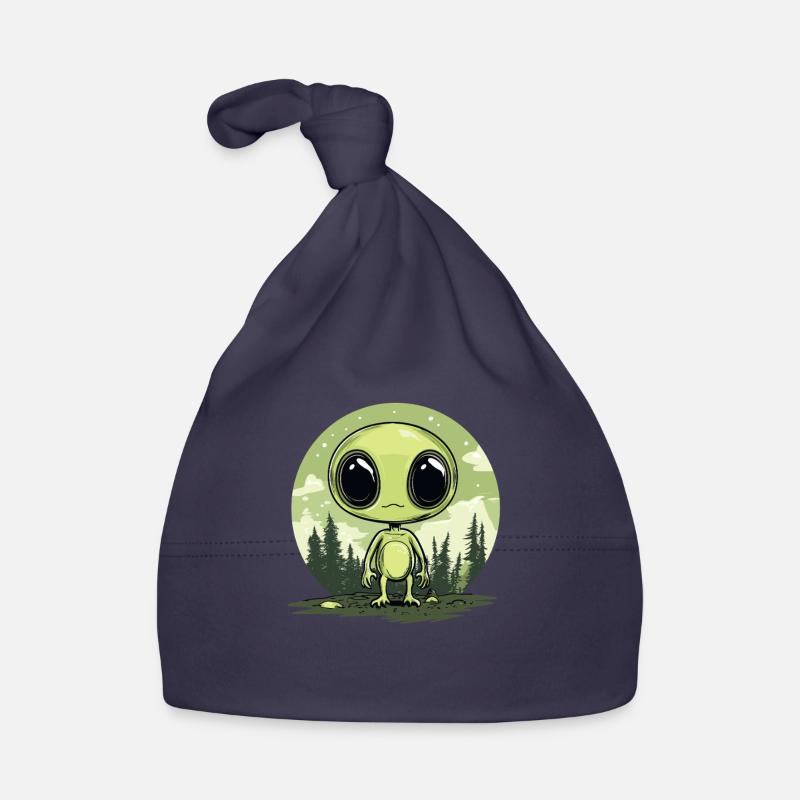 Alien dans la forêt Bonnet bio Bébé