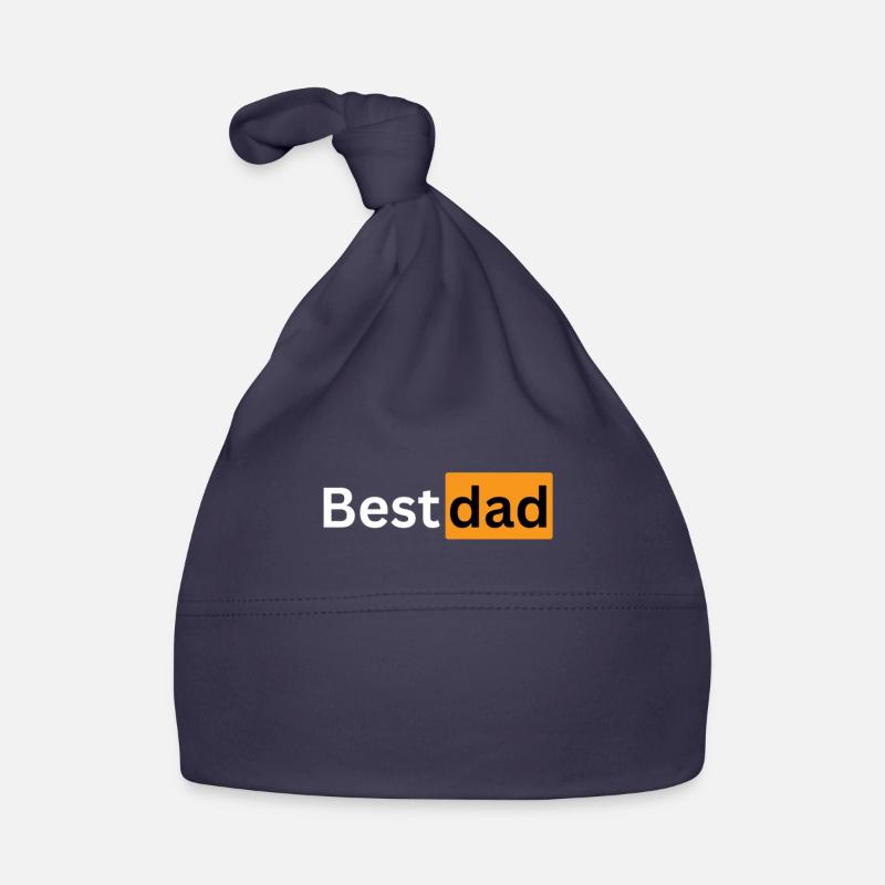 Best Papa Best Dad Organic Baby Cap