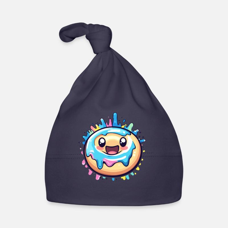 Donut with icing Organic Baby Cap